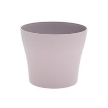 Okrúhly obal na kvety v levanduľovej farbe.