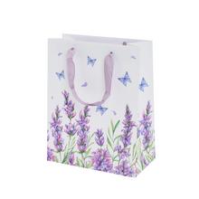 AGB1027003 TAŠKA darč.20x25x10 cm LAVENDER BUTTERFLY