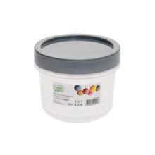 Priehľadný plastový box na potraviny s viečkom.