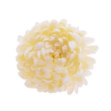 Umelá chryzantéma v krémovej farbe, balenie po 6 kusoch, priemer 12 cm.