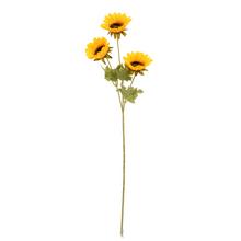 Umelá slnecnica so 3 hlavami, 54 cm