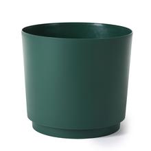 Zelený okrúhly kvetináč Aura Avokádo 38 cm.