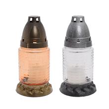 Náhrobné sviečky v čírom skle, 350L KAH.SKLO VALEC 30GR.