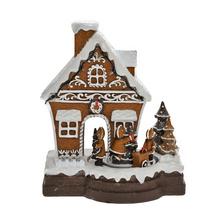 Hračky perníkový domček s LED osvetlením.