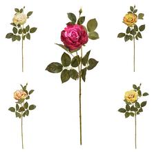 Umelé kvety ruže v mixe farieb, 68 cm.