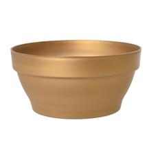 Zlatá miska s priemerom 25 cm.
