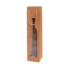 TAŠKA PAPIER fľaša KRAFT 9X37+8,5