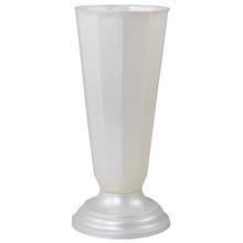 Váza Švéd.19 v perlovej farbe s výškou 47 cm a priemerom 19 cm.