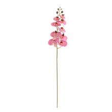 Umelá orchidea Phalaenopsis v ružovo-žltých farbách, 95 cm vysoká.