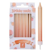 Sviečky party 8ks fuchcia