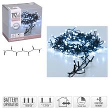 LED svetielka s 192 LED diódami, studená biela, na batérie.