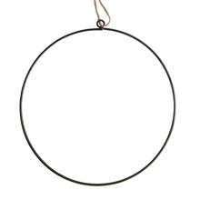 Kovový kruh na zavesenie čierny 28 cm.