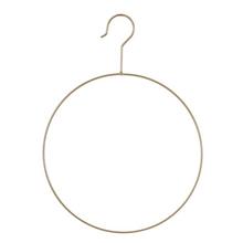 Kovový kruh s háčikom 28x38 cm