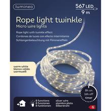 LED hadica s mikro efektom a 8 funkciami, dĺžka 9 metrov.