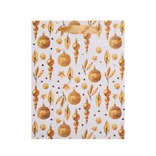 Vianočná taška Golden Glow s ozdobami