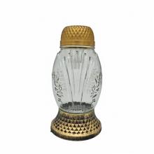 Solárny kahanec s dekoratívnym dizajnom, výška 20 cm.