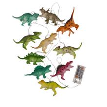 Svetelná reťaz s 10 LED diódami v tvare dinosaurov.