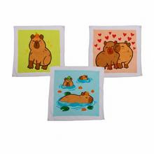 Magický bavlnený uterák s motívom kapybar.