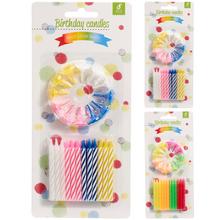 Sviečky narodeninové v rôznych farbách