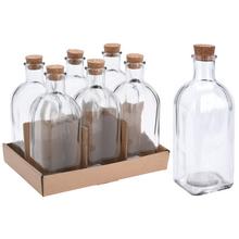 Sklenená fľaša s objemom 500ml.