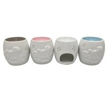 Aromalampa v tvare anjela z porcelánu, biela farba.