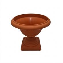 Kvetináč terakota s vzorom, 28 cm