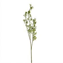Umelý konár s guľkami v zelenej farbe, 121 cm dlhý.