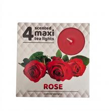 Sviečky čajové voňavé maxi s vôňou ruže.