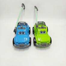 Ťahacie zelené auto s modrým autíčkom