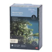 LED zväzkové svetlá s 320 LED diódami, teplá biela farba, vonkajšie použitie.