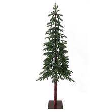 Vianočný stromček s výškou 150 cm a šírkou 49 cm.